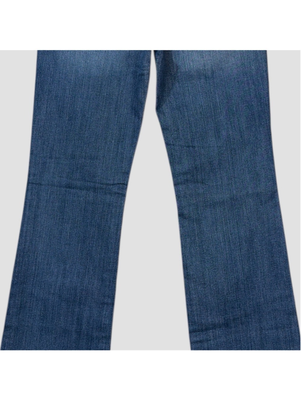 7 For All Mankind Jeans Womens 30x34 Blue Denim Low Rise Dojo Bootcut Faded Y2K - Picture 7 of 12